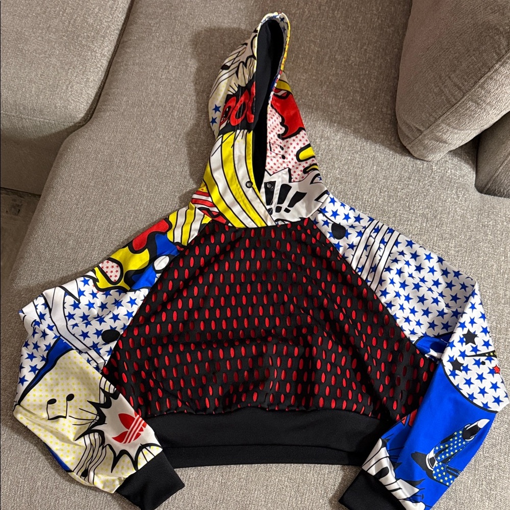 Adidas Multicolor Graphic Hoodie